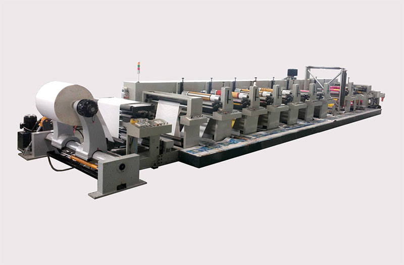 YC-medium web flexographic printing machine(width800MM-1200MM)