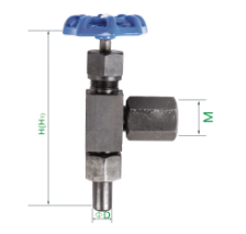 System pressure gauge valve series