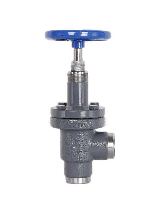 Right angle forged steel cut-off valve, throttle valve, cut-off valve series