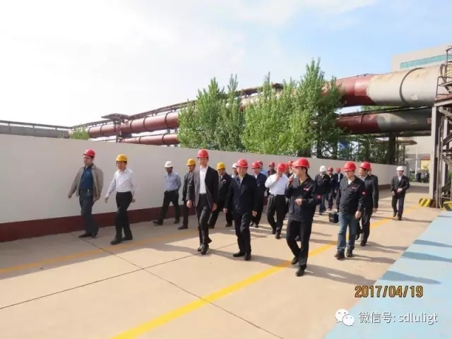 省安监局局长付伟同志到鲁丽钢铁有限公司检查指导安全工作