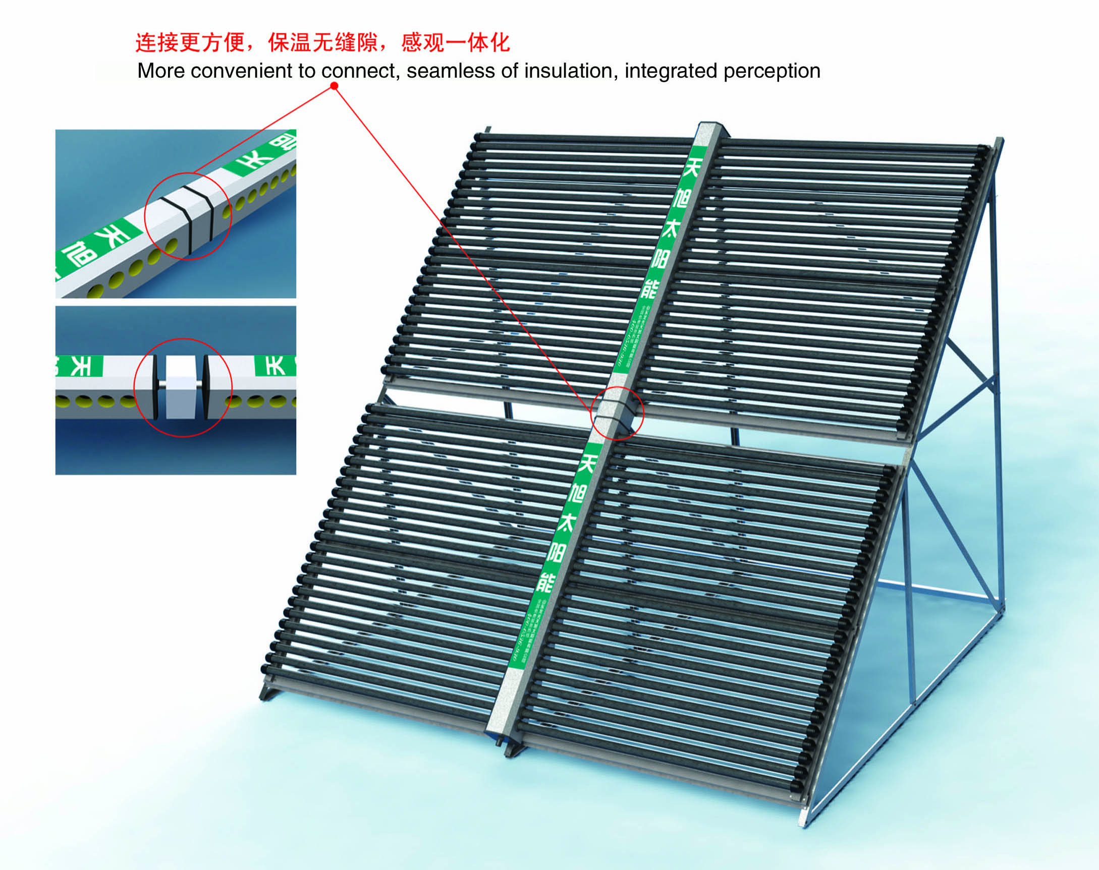 模塊式太陽能熱水器系統