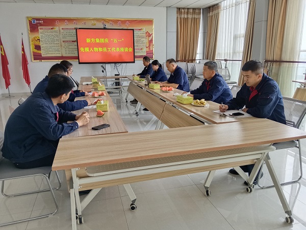 集团公司召开庆“五一”“五四”先模人物和员工代表座谈会